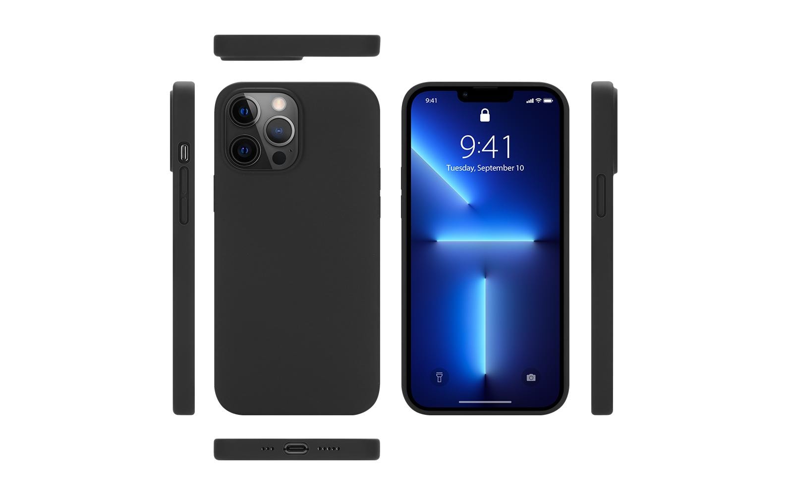 Nevox StyleShell Shock iPhone 15 Pro Schwarz