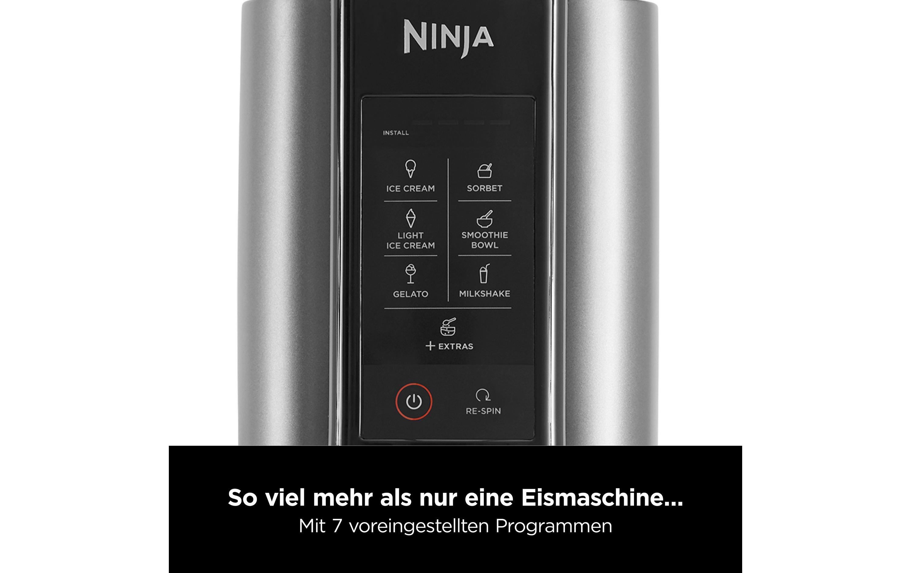 Ninja Eismaschine Creami 1.4 l, Schwarz/Silber