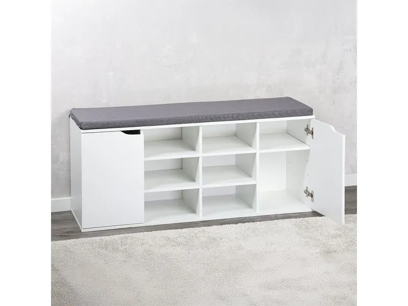 Kesper Eddie mit Sitzkissen und 8 Fächern Weiss