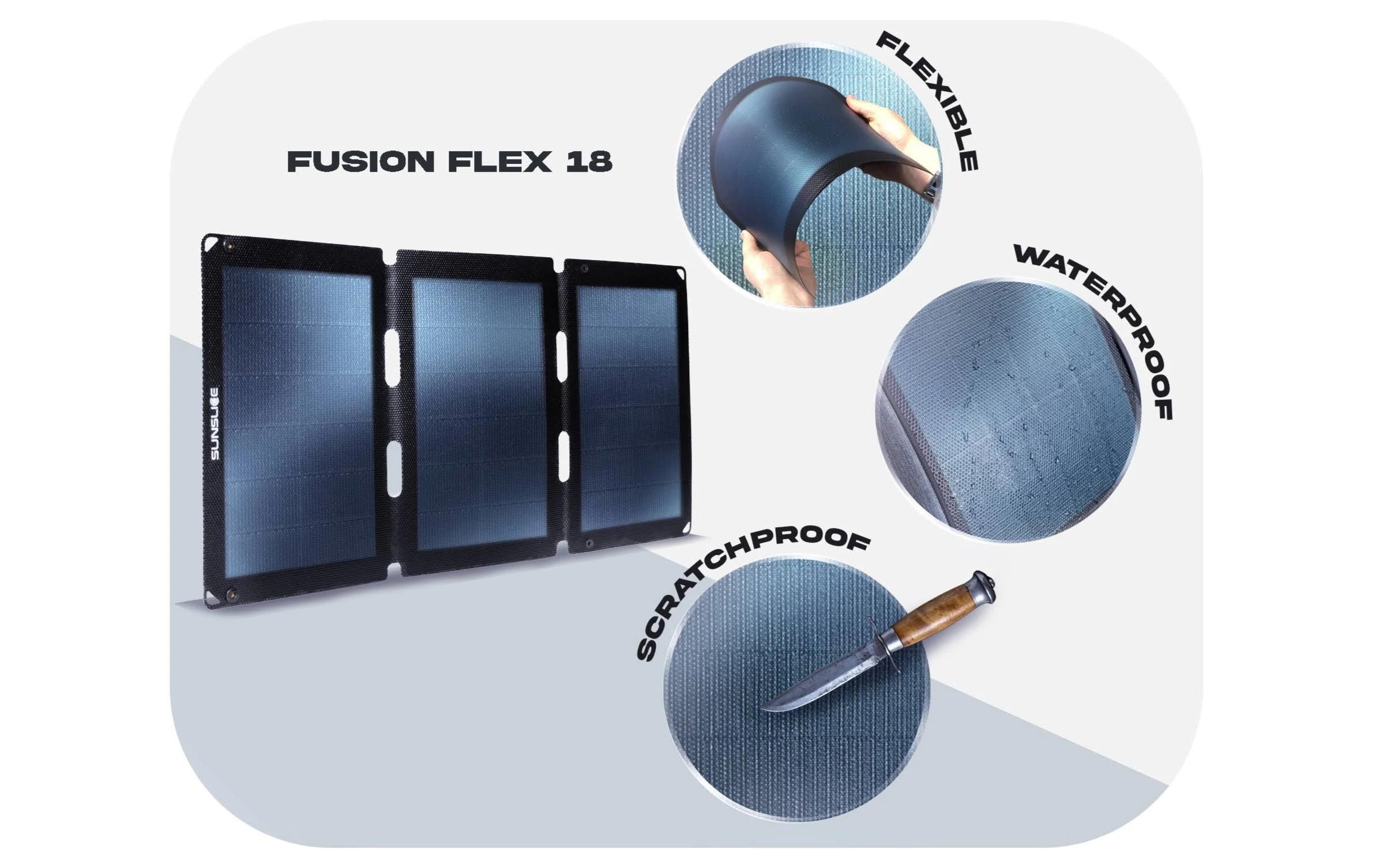 SunSlice Solarpanel Fusion Flex 18 - 18 W