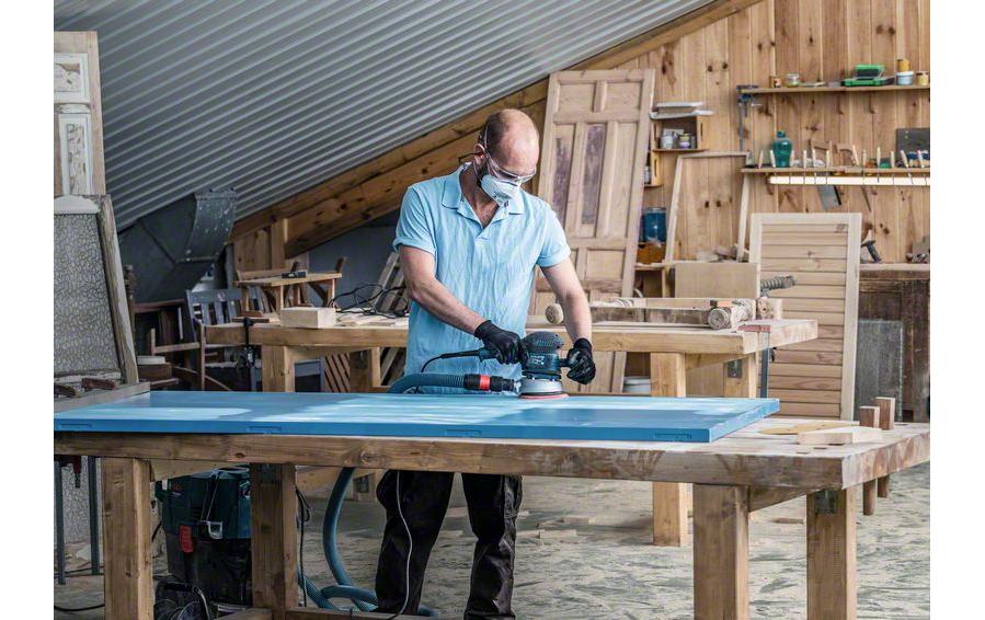 Bosch Professional Schleifpapier EXPERT C470 Mehrloch, 125 mm, G 80, 5-tlg.