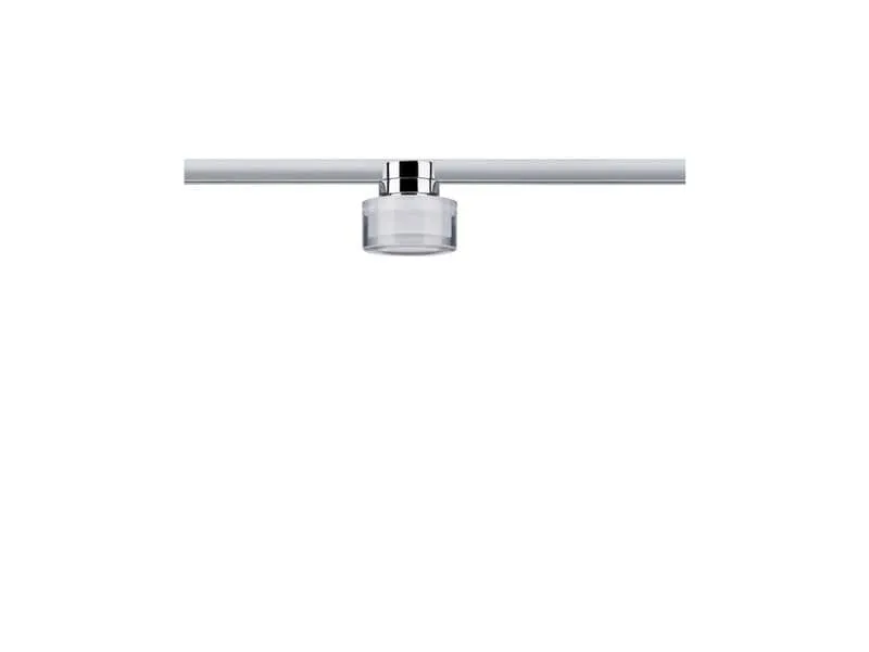 Paulmann LED Schienenspot URail Topa Dot, 5.2 W, 2700 K, Chrom/ Klar Paulmann LED Schienenspot URail Topa Dot, 5.2 W, 2700 K, Chrom/ Klar