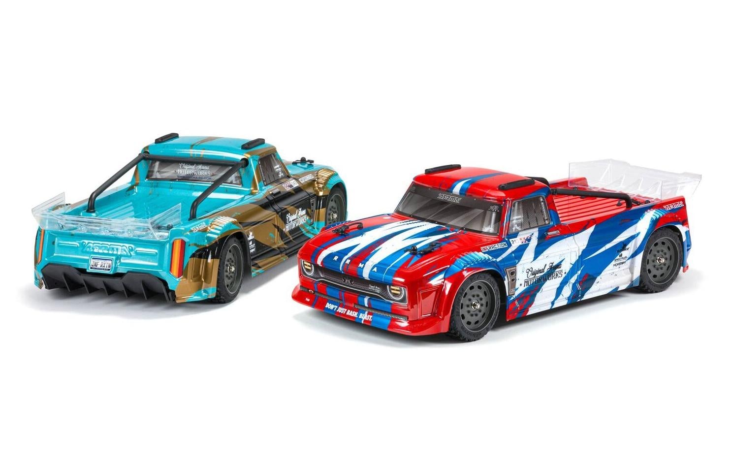 Arrma Infraction 4x4 Mega, Rot/Blau 1:8, RTR