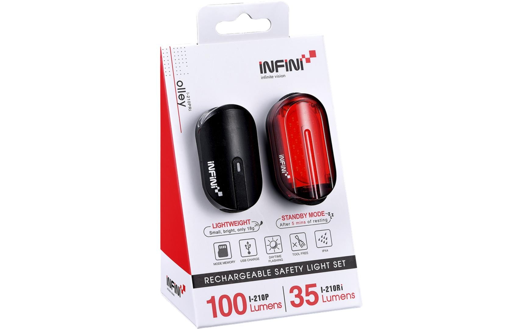 Infini Beleuchtungsset Olley V2, Schwarz