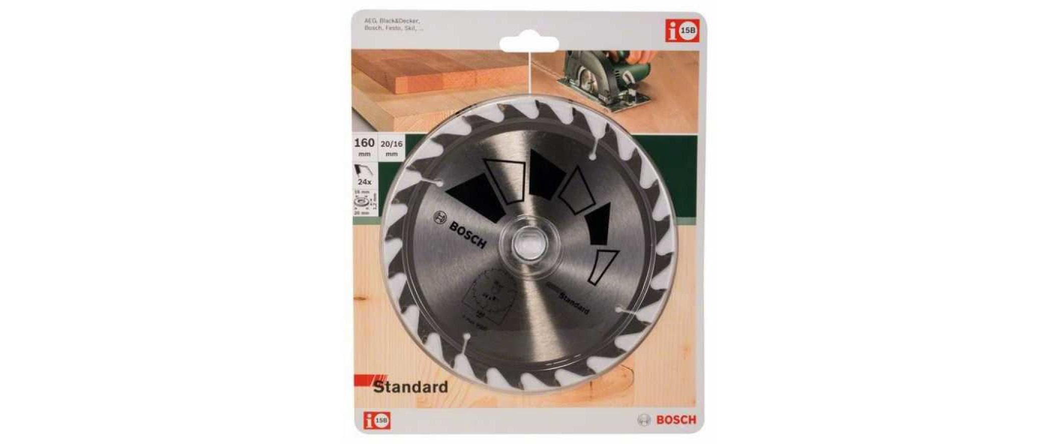 Bosch Kreissägeblatt Standard 160 mm Bosch Kreissägeblatt Standard 160 mm