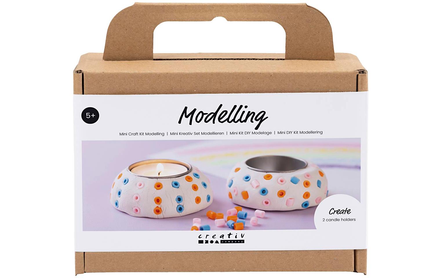 Creativ Company Bastelset Modellieren Teelichthalter Mehrfarbig Creativ Company Bastelset Modellieren Teelichthalter Mehrfarbig