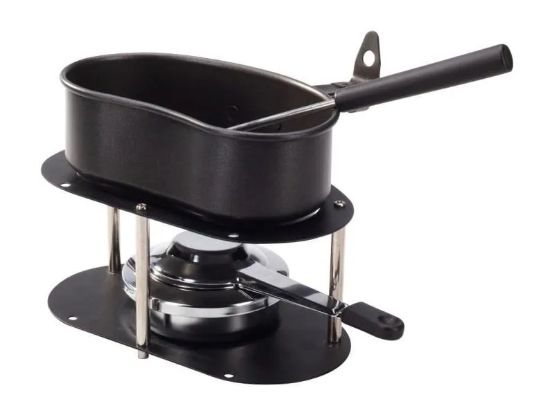 Nouvel Käsefondue-Set Gamelle 4 Teile, Schwarz Nouvel Käsefondue-Set Gamelle 4 Teile, Schwarz