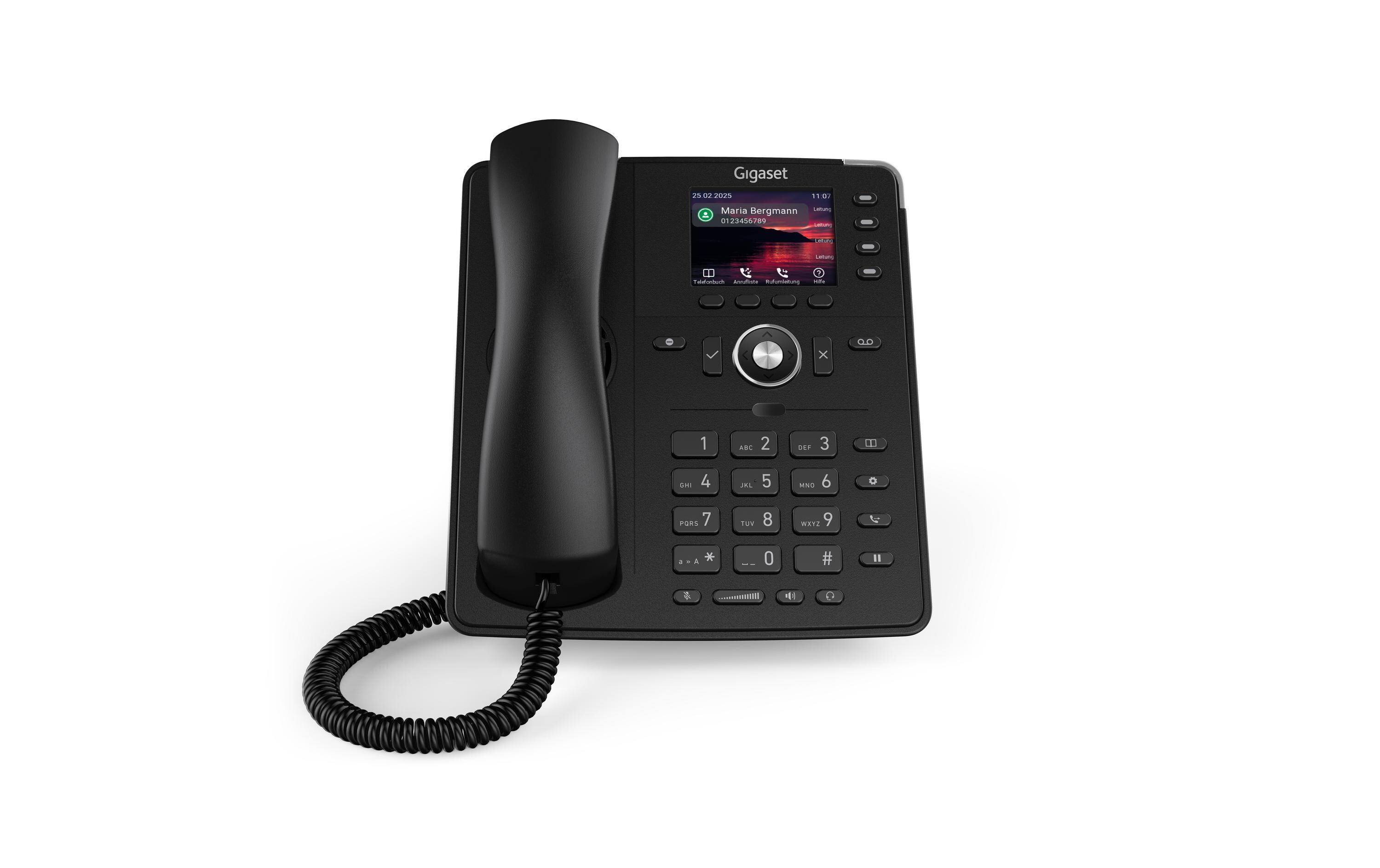 Gigaset Pro Tischtelefon P710 IP PRO Schwarz Gigaset Pro Tischtelefon P710 IP PRO Schwarz