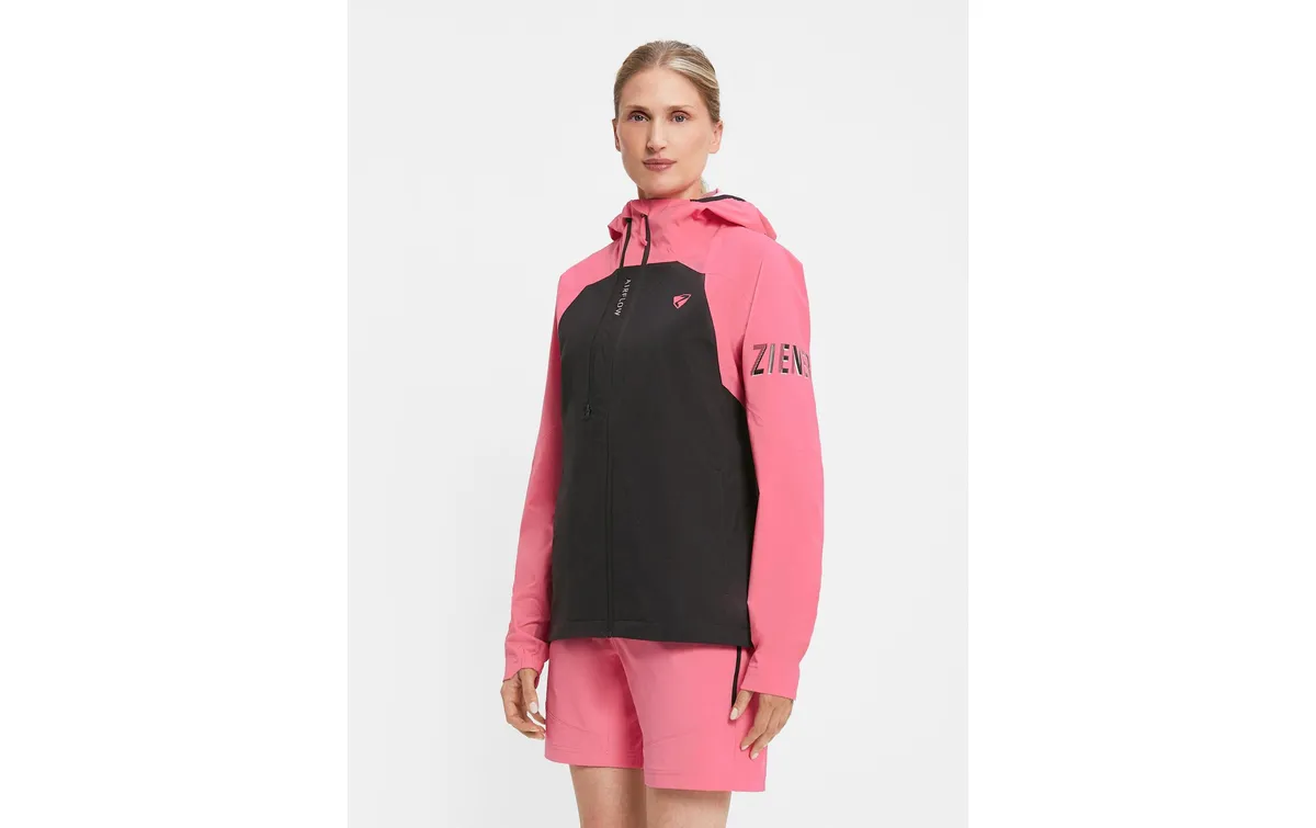 Ziener Regenjacke NEHLE-Z Damen Black Strawberry, Gr. 36
