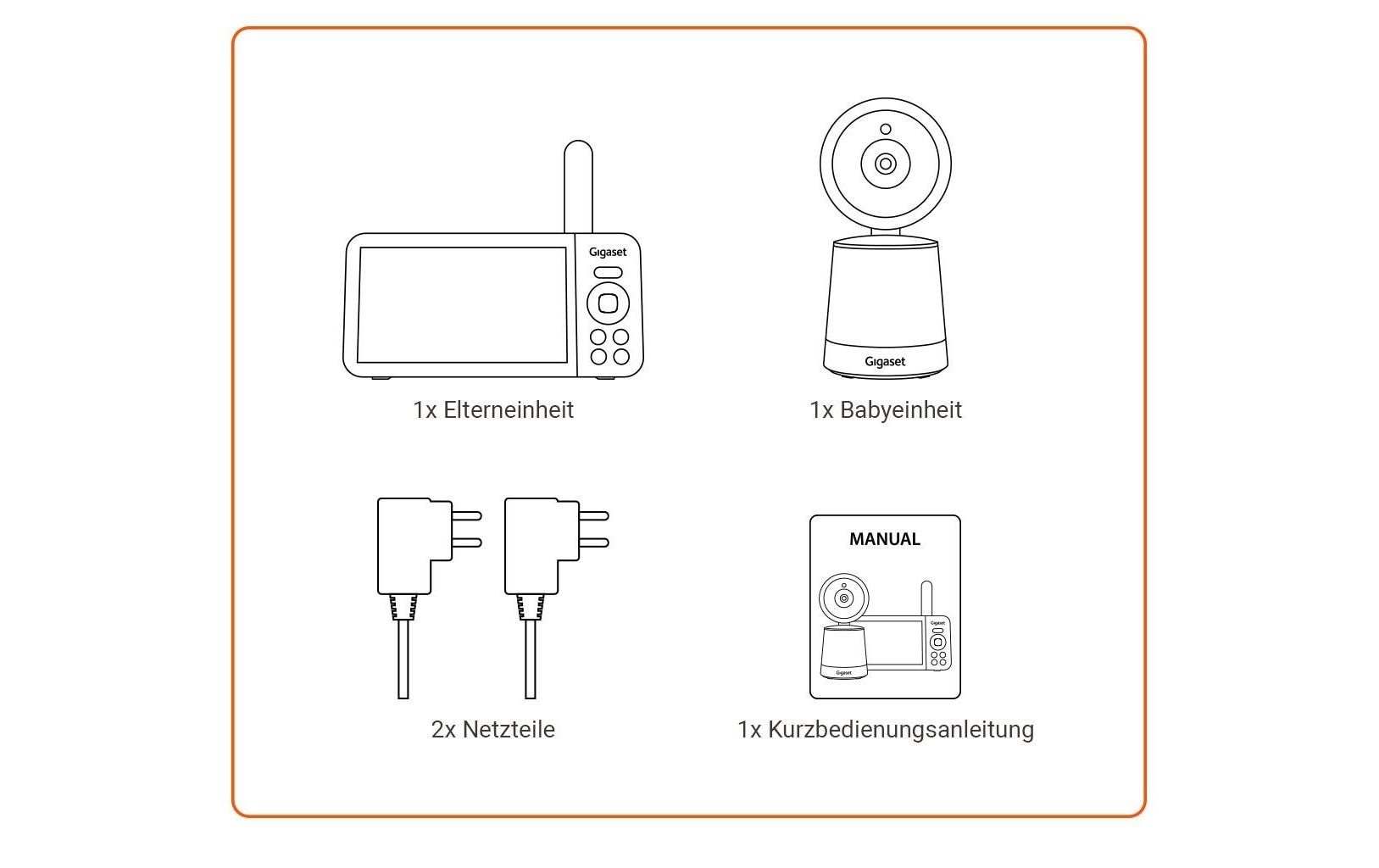 Gigaset Babyphone Baby 500 Video