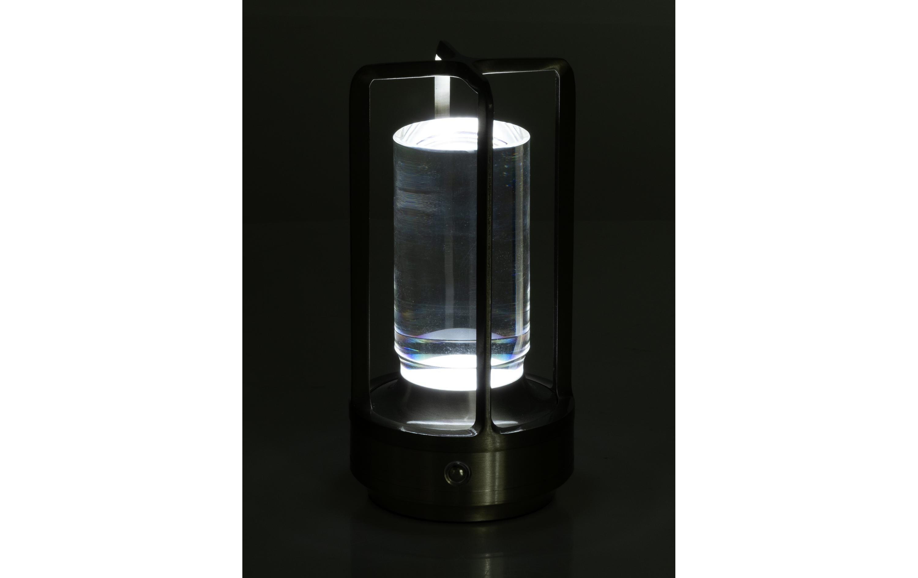 COCON USB-Tischleuchte Laterne, Silber