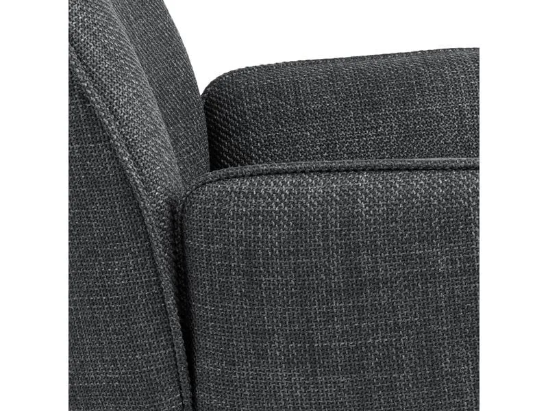 AC Design Stuhl Glenda, 2 Stück, Dunkelgrau
