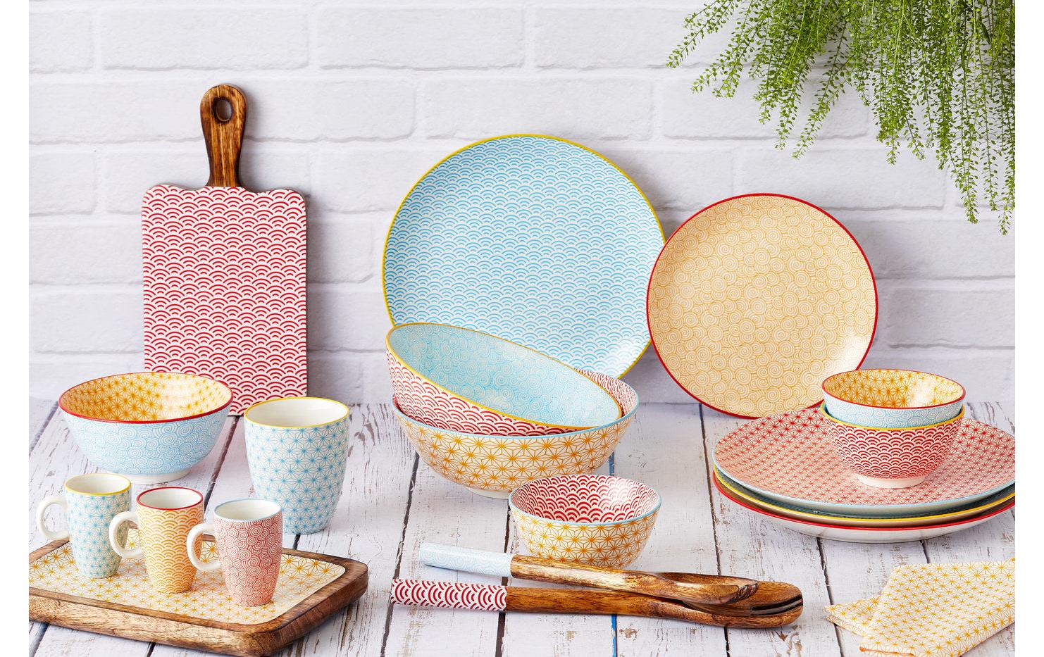 Björn Frühstücks- & Dessertteller Pattern Mehrfarbig, Ø21 cm