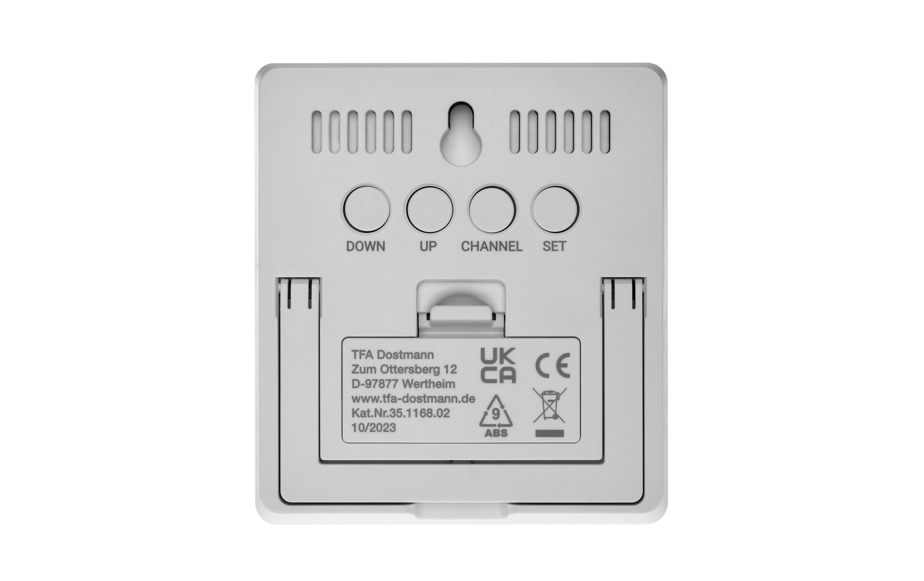 TFA Dostmann Wetterstation Clear Weiss