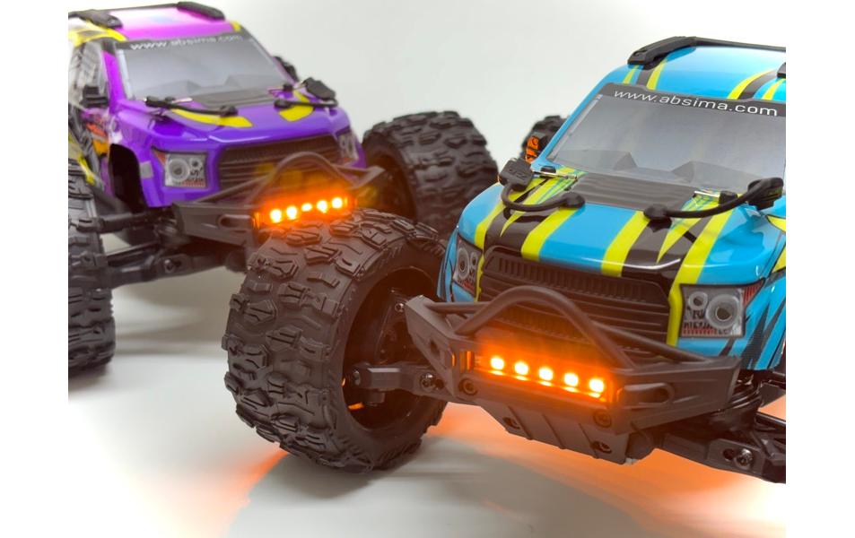 Absima Monster Truck Mini AMT Fluo-Blue, 4WD, RTR, 1:16