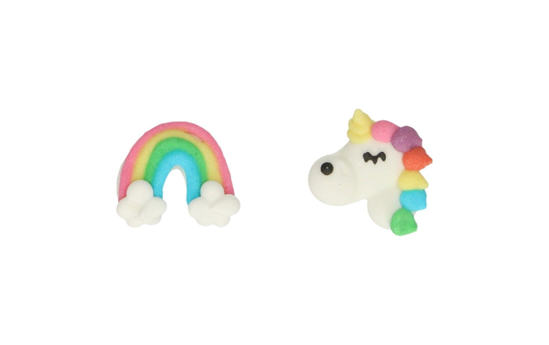 Funcakes Zuckerdekor Einhorn & Regenbogen 12 Stück Funcakes Zuckerdekor Einhorn & Regenbogen 12 Stück