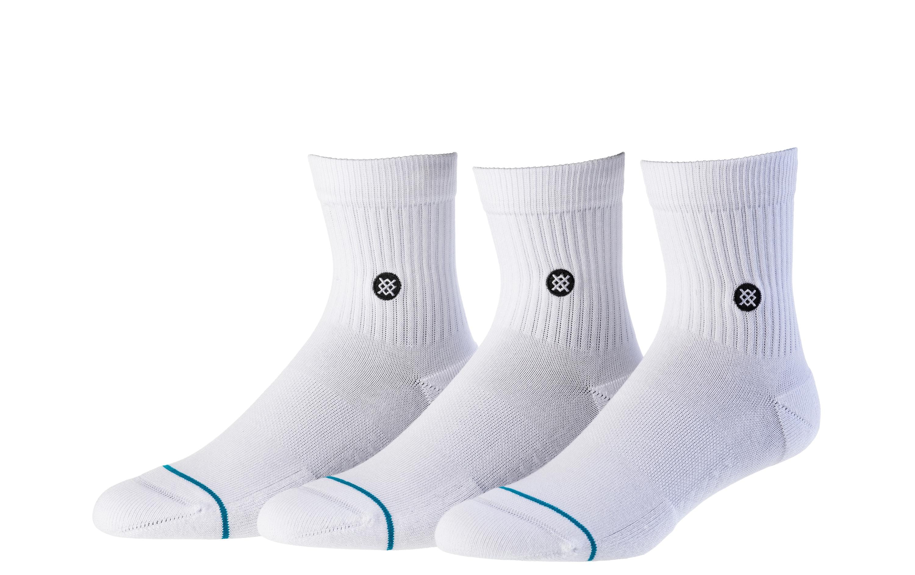 STANCE Socken Icon Quarter Weiss 3er-Pack