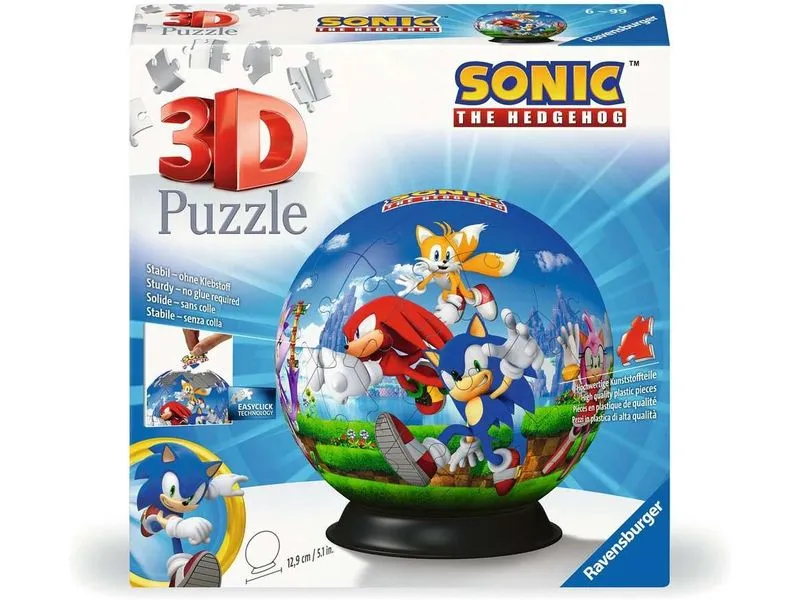 Ravensburger 3D Puzzle Ball: Sonic Ravensburger 3D Puzzle Ball: Sonic