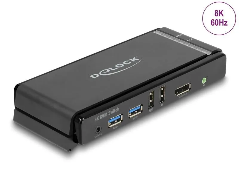 Delock KVM Switch DisplayPort 1.4 8K 60 Hz Delock KVM Switch DisplayPort 1.4 8K 60 Hz