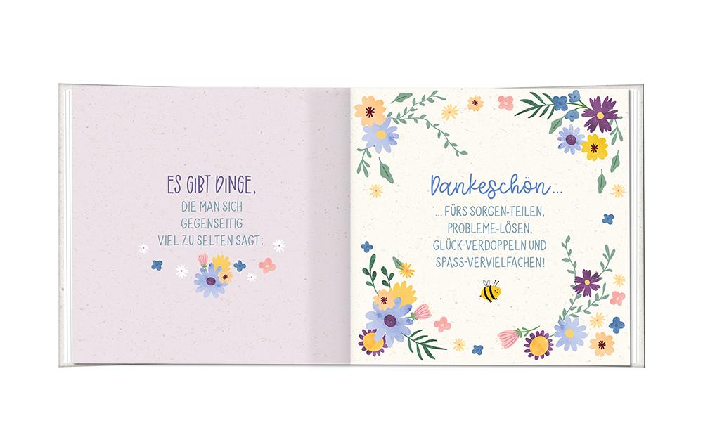 Grafik Werkstatt Minibuch Schön, dass es dich gibt