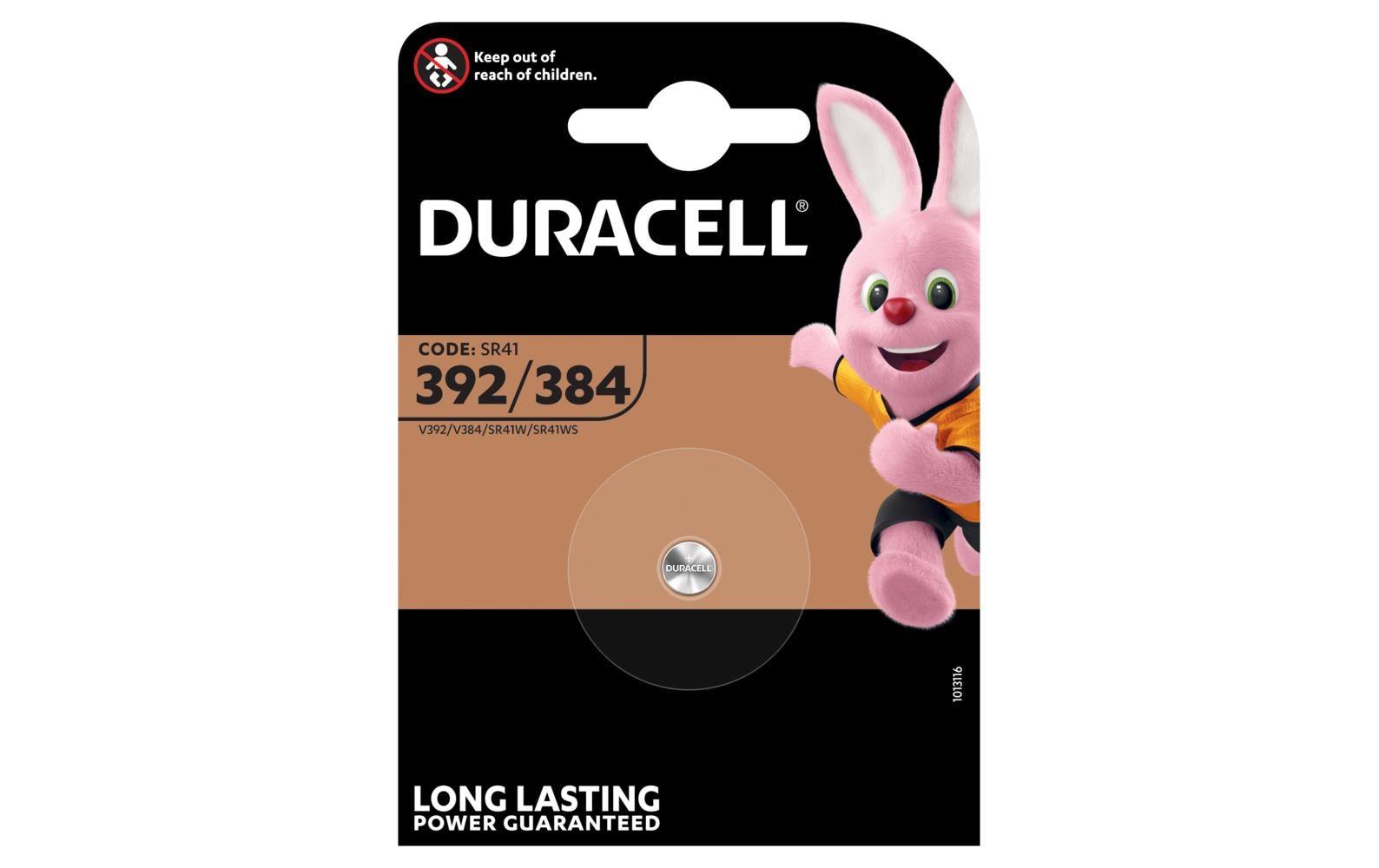 Duracell Knopfzelle Silberoxid 392 / 384 1 Stück