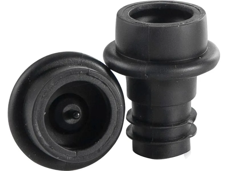Ibili Vakuumpumpe + 2 Stopfer 15 cm Schwarz