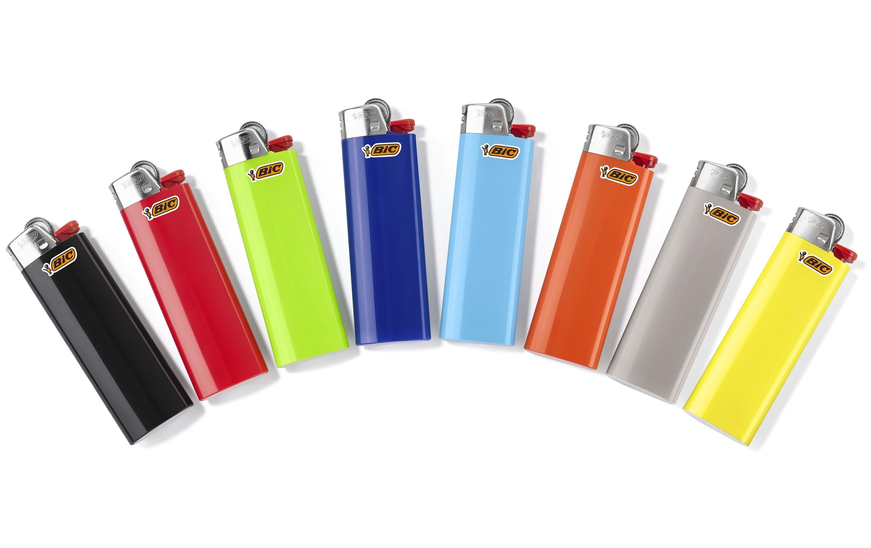 BIC Reibradfeuerzeug J26 Maxi, 6er Pack