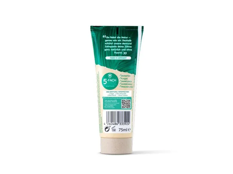 happybrush Zahnpasta Dentural Natural Fluoridfrei 75 ml happybrush Zahnpasta Dentural Natural Fluoridfrei 75 ml