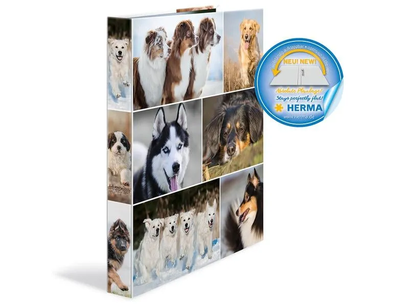 HERMA Ringbuch Hunde 2-Ring 3.5 cm HERMA Ringbuch Hunde 2-Ring 3.5 cm
