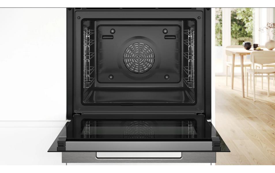 Bosch Einbaubackofen HBG7764B1C Schwarz A+