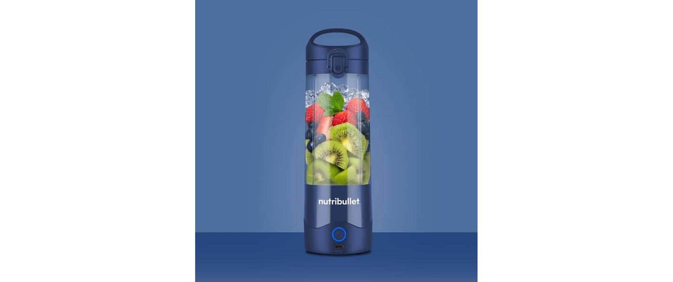 NUTRiBULLET Smoothie Maker Portable Blau