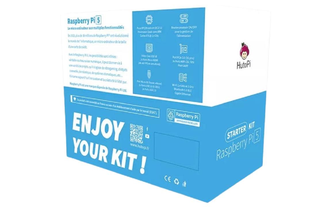 HutoPi Starter Kit Raspberry Pi 5 2 GB