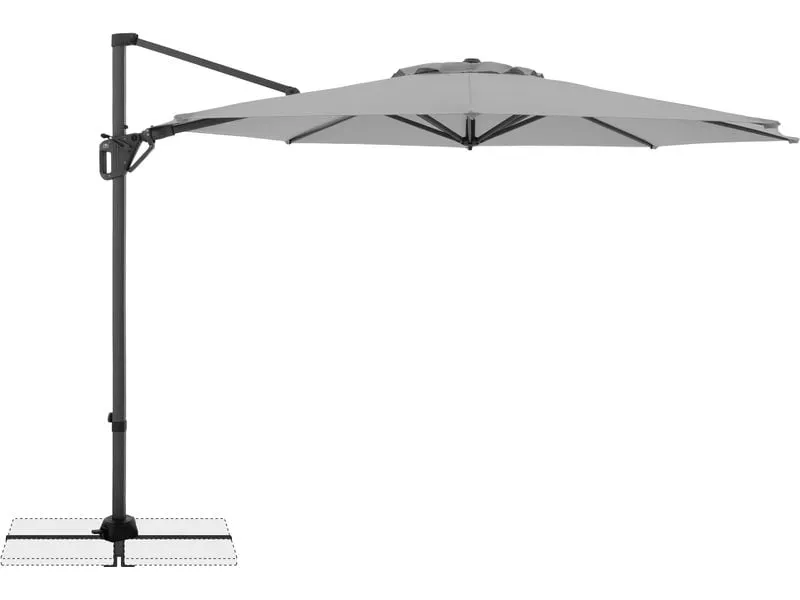 Doppler Sonnenschirm Life 310 Side - Hellgrau Doppler Sonnenschirm Life 310 Side - Hellgrau