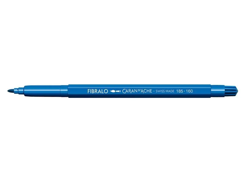 Caran d'Ache Filzstift Fibralo 1 Stück, Koboltblau Caran d'Ache Filzstift Fibralo 1 Stück, Koboltblau