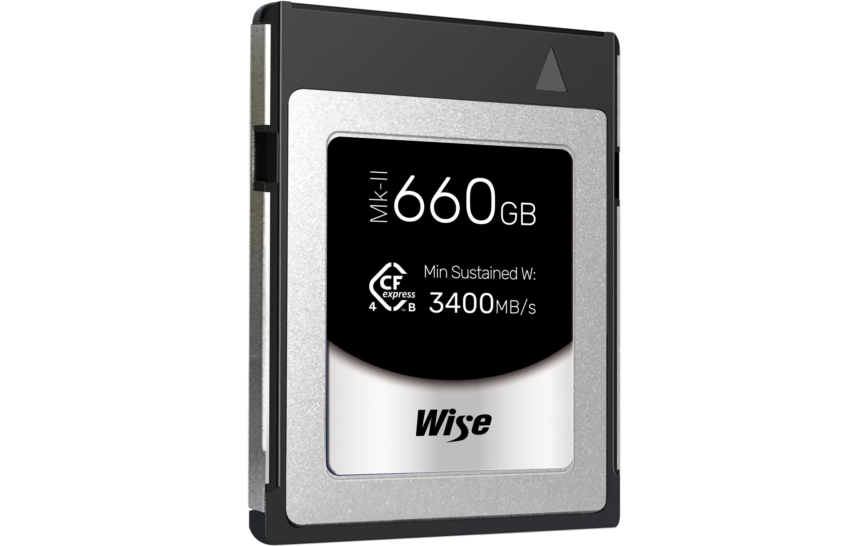 Wise CFexpress-Karte 4.0 Typ B PRO Mk-II 660 GB
