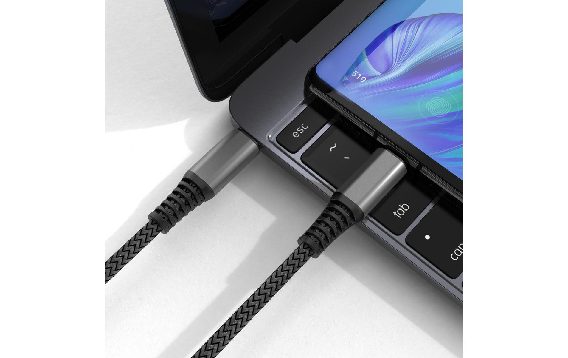 4smarts USB 2.0-Kabel Daten- und Ladekabel USB C - USB C 3 m