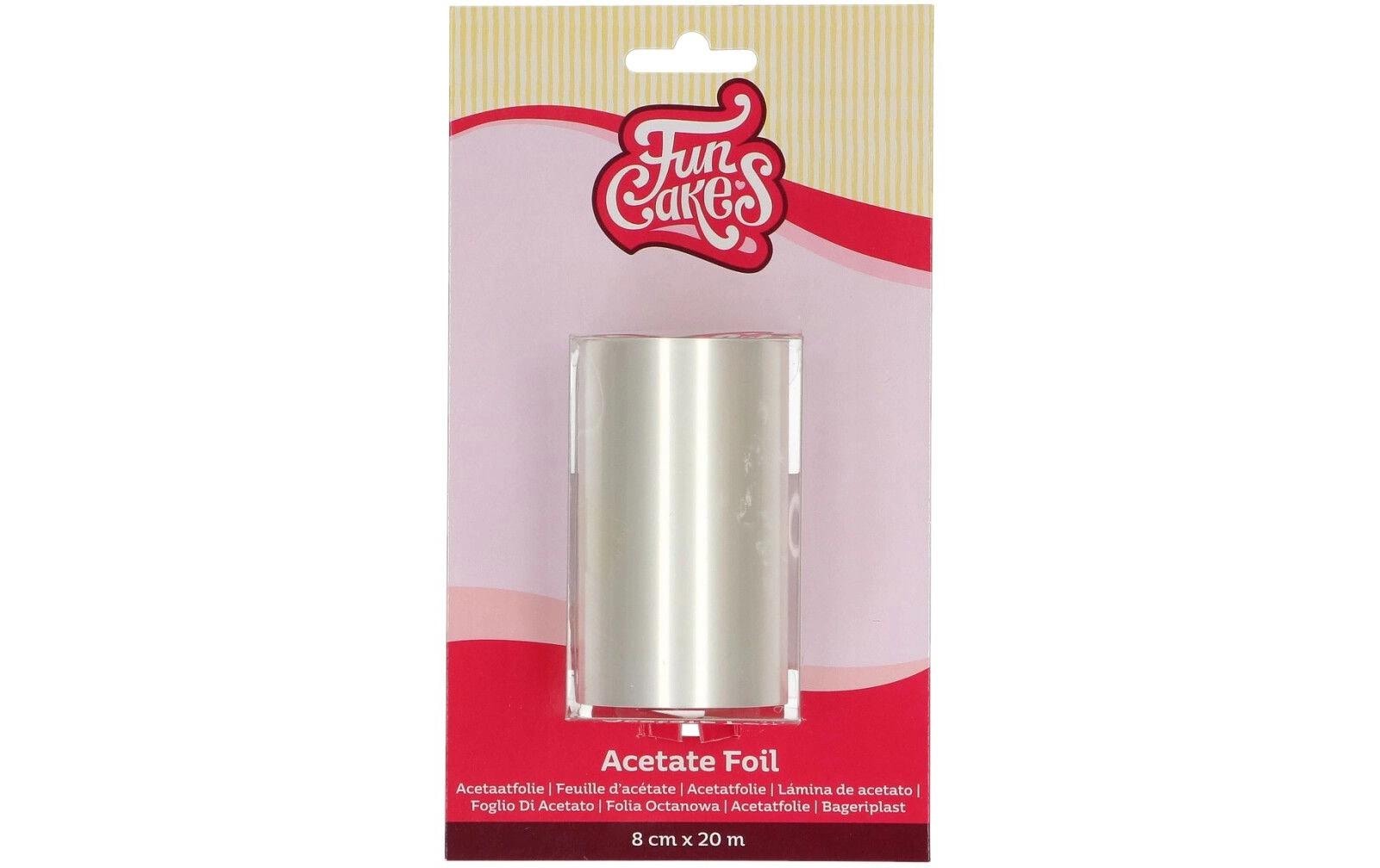 Funcakes Tortenrandfolie 8 cm 1 Stück, Klar