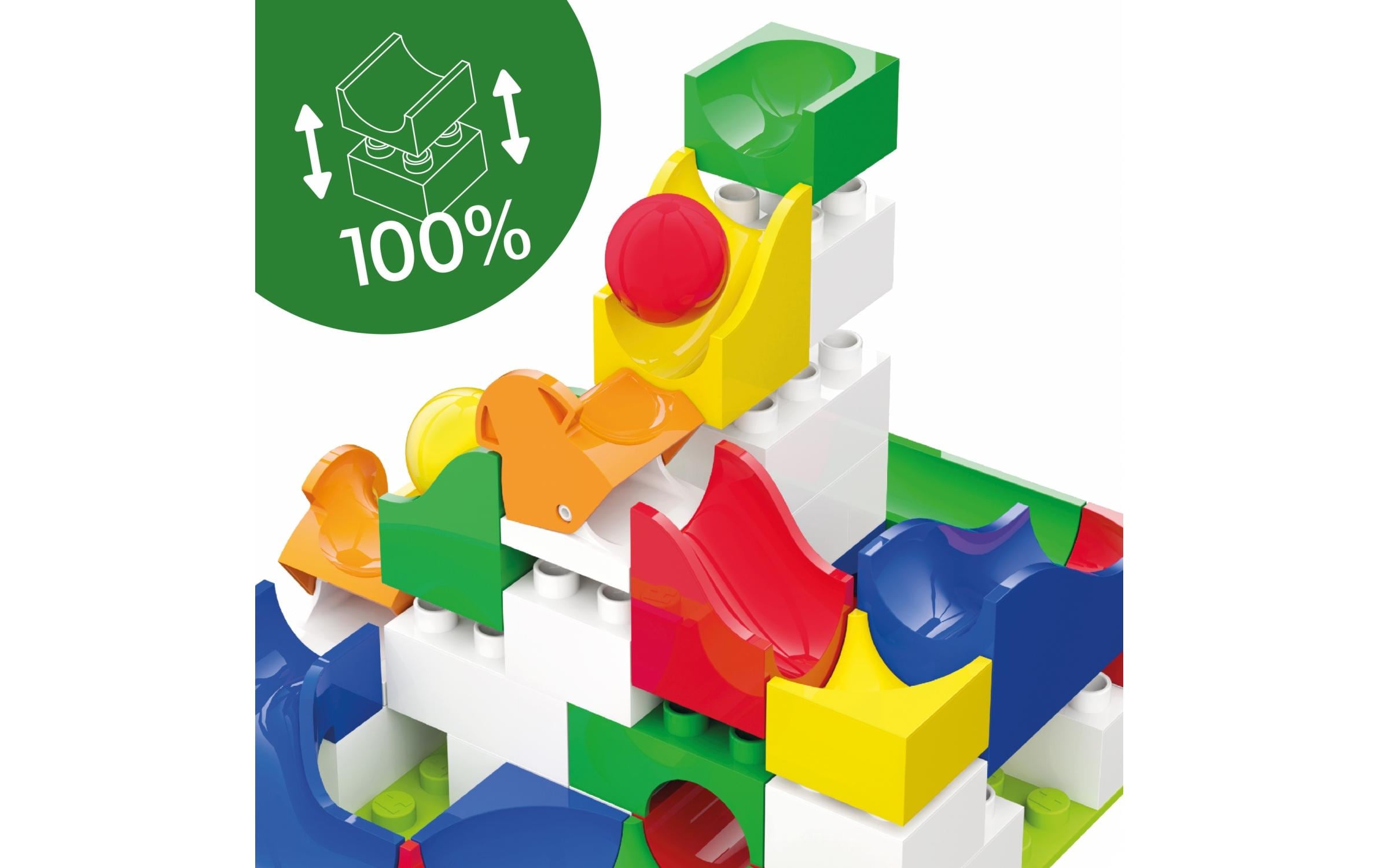 Hubelino Kugelbahn Weichen Erweiterung 43 Teile