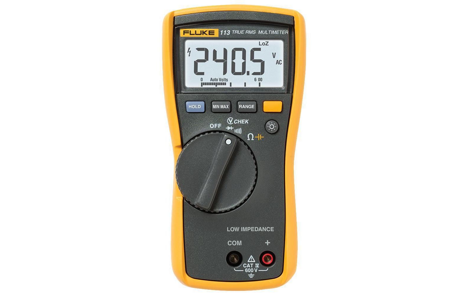 Fluke Multimeter 113 Digital 600 Vac Fluke Multimeter 113 Digital 600 Vac