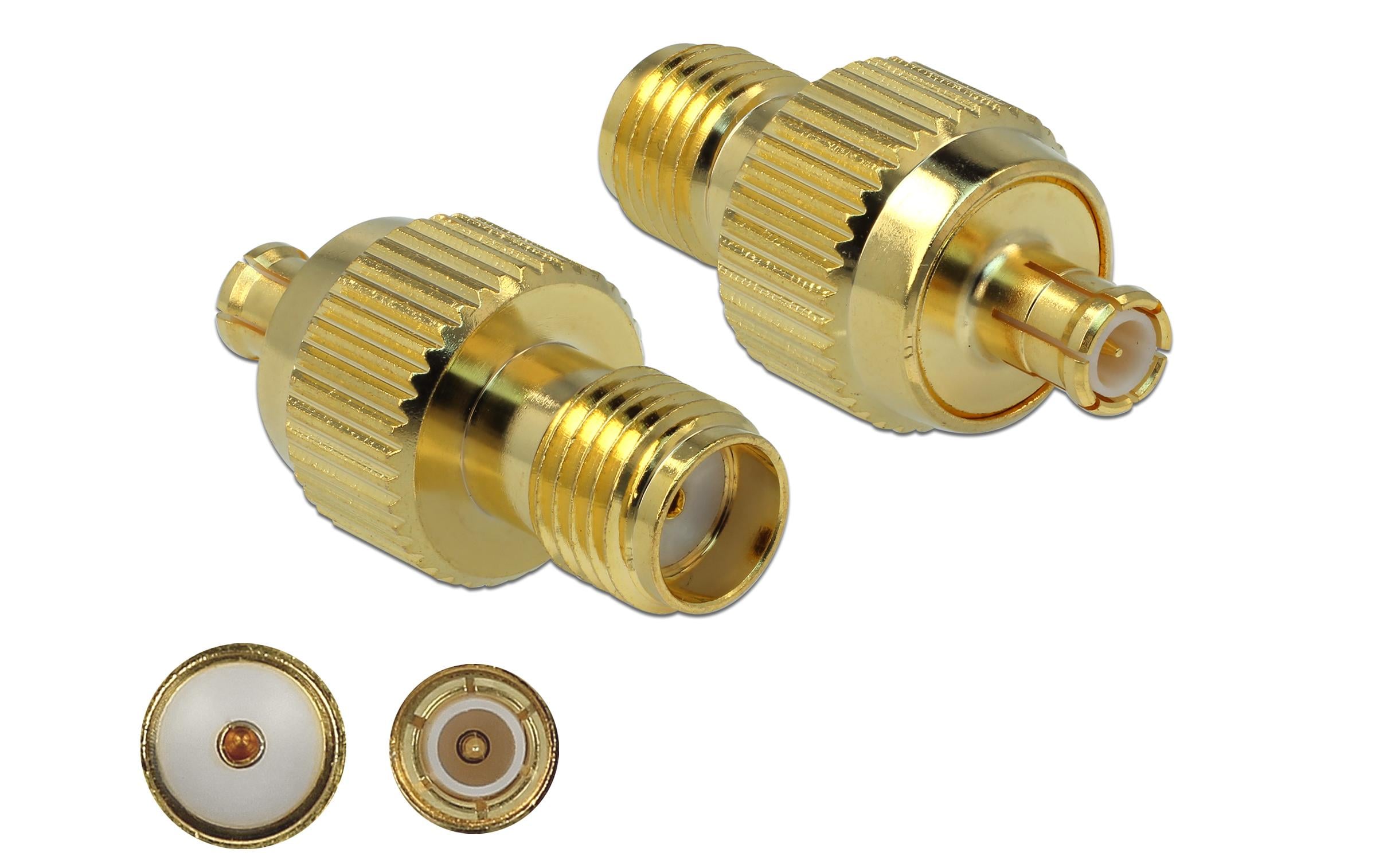 Delock Antennenadapter 3 GHz, SMA Buchse (f) - MCX Stecker (m) Delock Antennenadapter 3 GHz, SMA Buchse (f) - MCX Stecker (m)