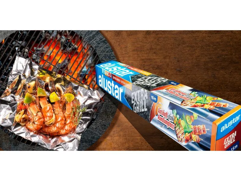 Alustar Alufolie Extra Grill 46 cm x 15 m Alustar Alufolie Extra Grill 46 cm x 15 m