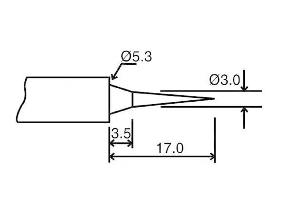 Velleman Lötspitze BITC10N2 Rund 0.8 mm Velleman Lötspitze BITC10N2 Rund 0.8 mm