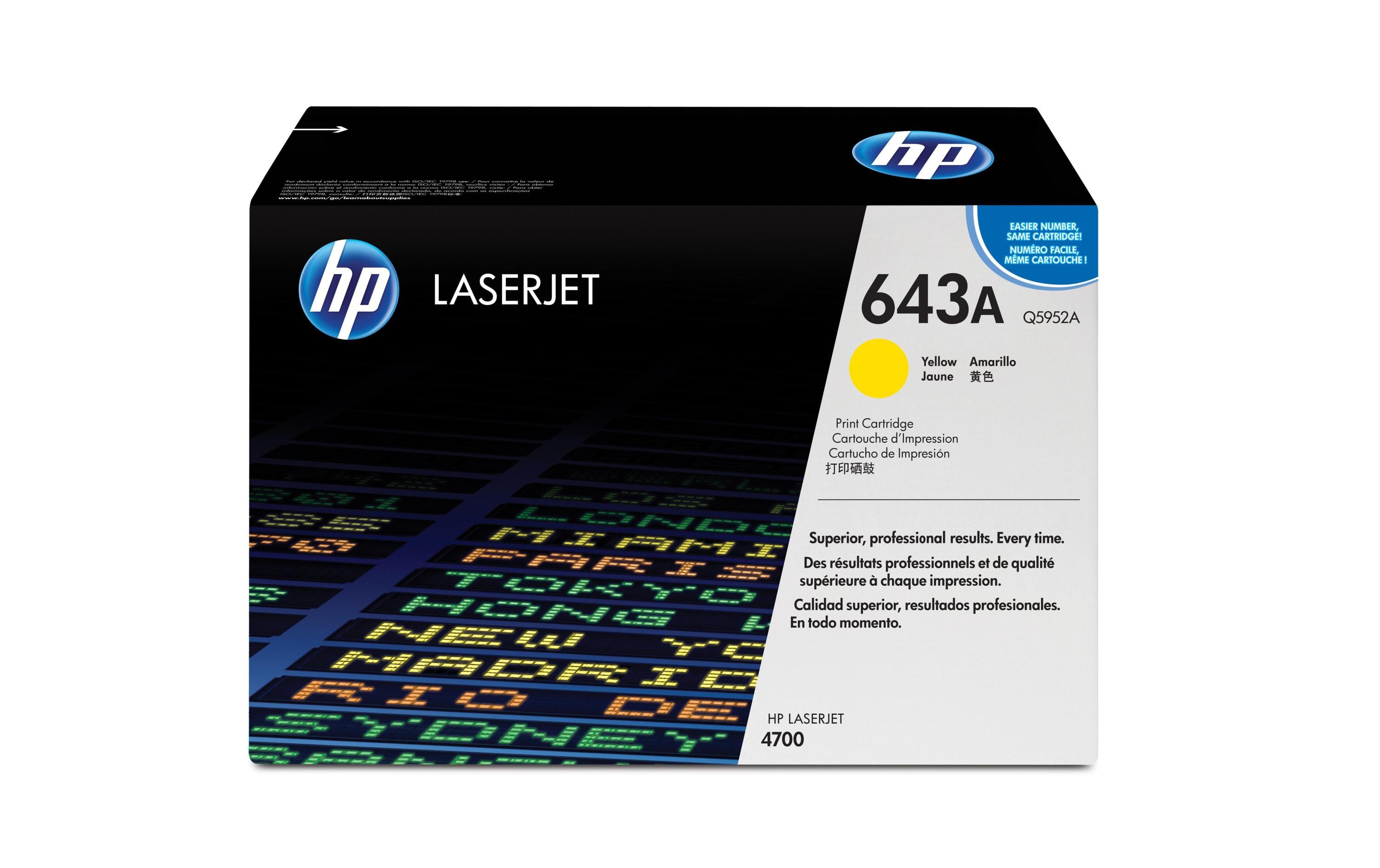 HP Toner Nr. 643A (Q5952A) Yellow