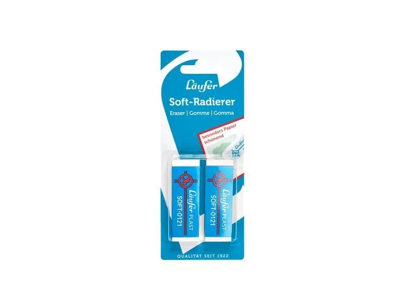 Läufer Radiergummi Soft 0121 Weiss Läufer Radiergummi Soft 0121 Weiss
