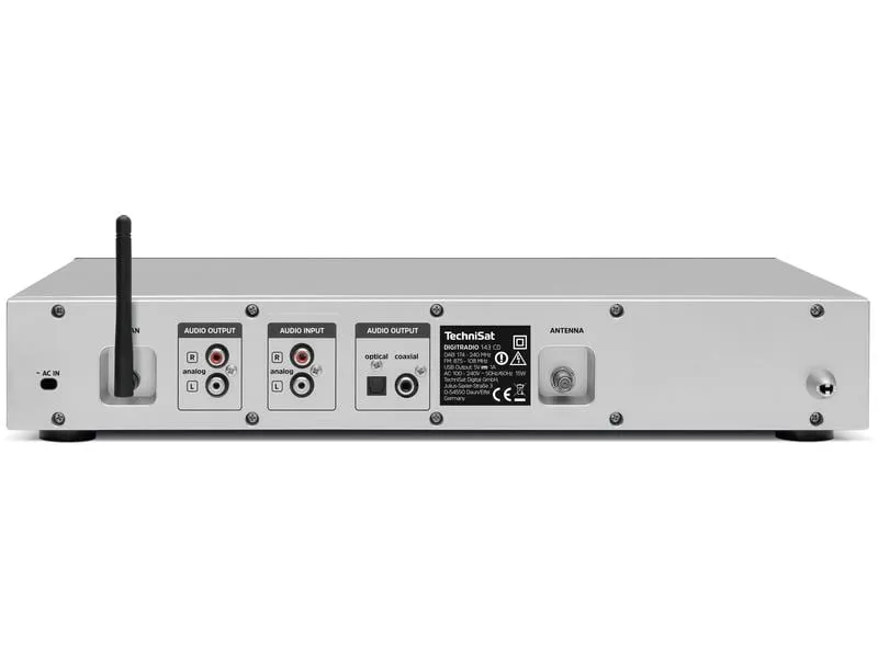 Technisat Radio-Tuner DigitRadio 143 CD V3 Silber Technisat Radio-Tuner DigitRadio 143 CD V3 Silber