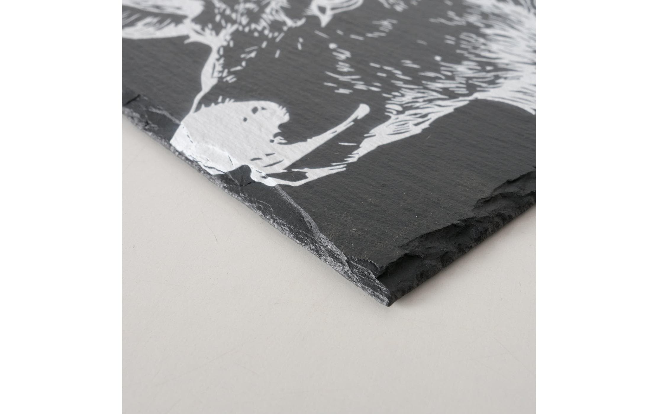 Boltze Deko Servierbrett Moritz Schiefer, 48 x 1.5 cm