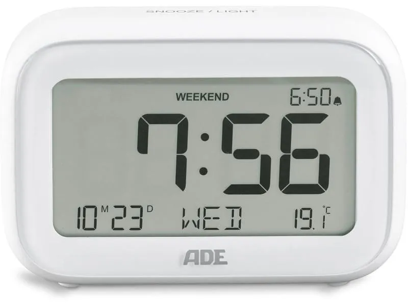 ADE Digitalwecker mit Temperaturanzeige ADE Digitalwecker mit Temperaturanzeige