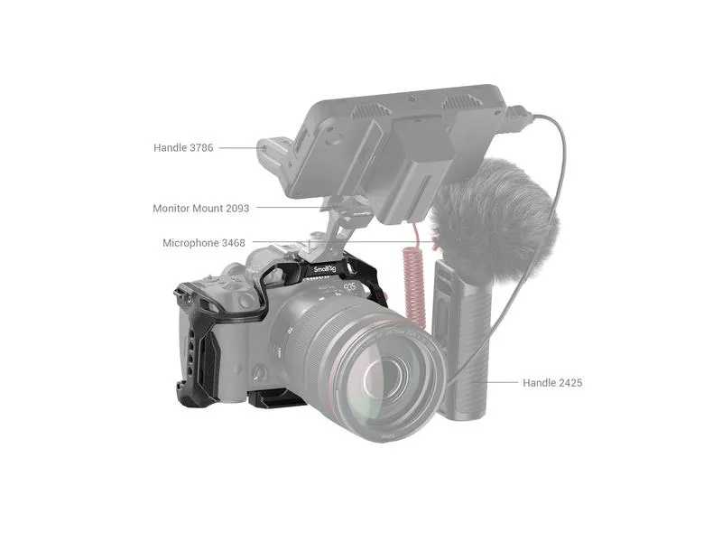 Smallrig Cage Black Mamba Canon EOS R7 Smallrig Cage Black Mamba Canon EOS R7