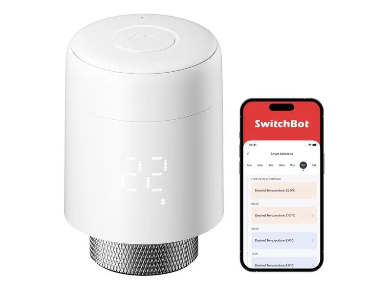 SwitchBot Smartes Heizkörperthermostat Weiss SwitchBot Smartes Heizkörperthermostat Weiss