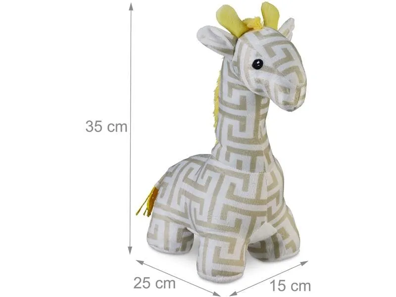 relaxdays Türsicherung Giraffe 35 x 15 x 25 cm